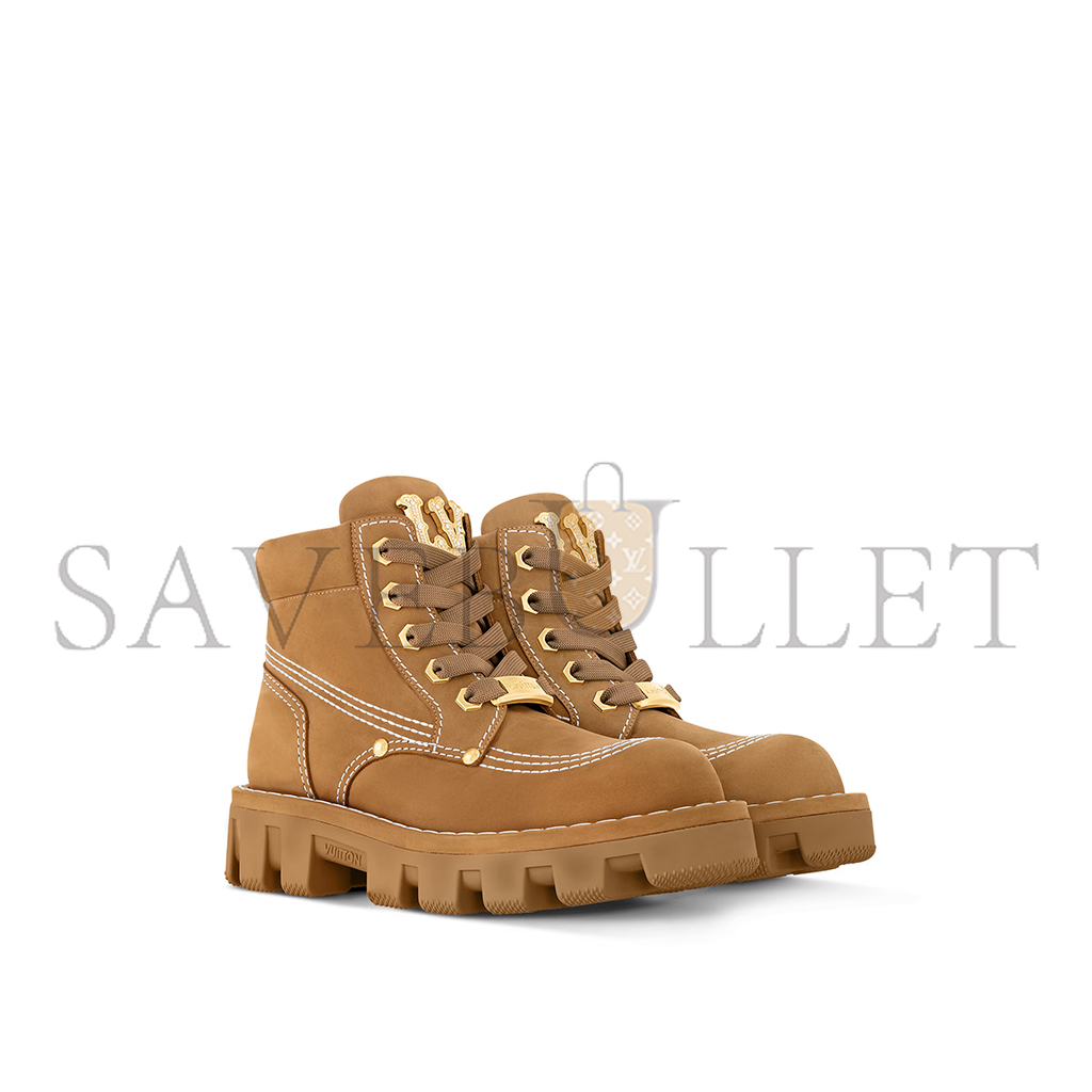 LOUIS VUITTON LV CHECKER ANKLE BOOT 1ACN8F LOUIS VUITTON LV CHECKER ANKLE BOOT 1ACN8F